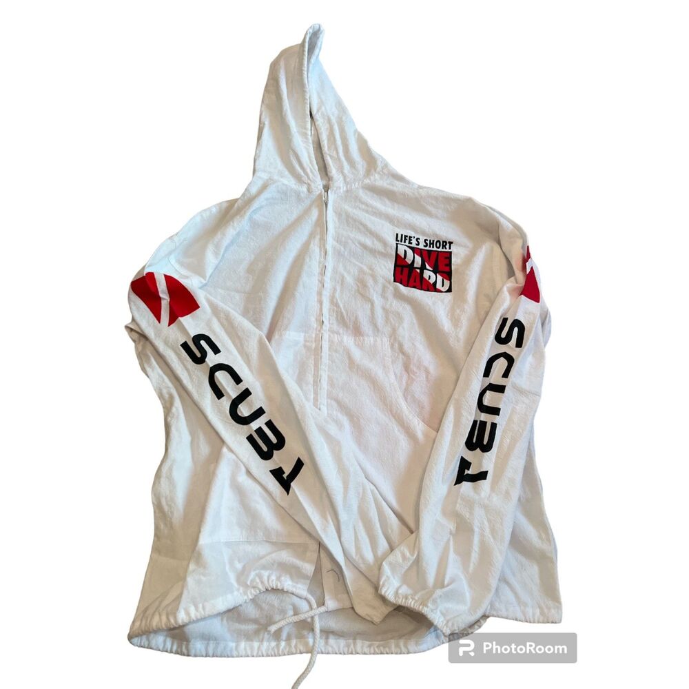 Lifes‎ Short Dive Hard Jacket Small Vintage Zip Front Hooded